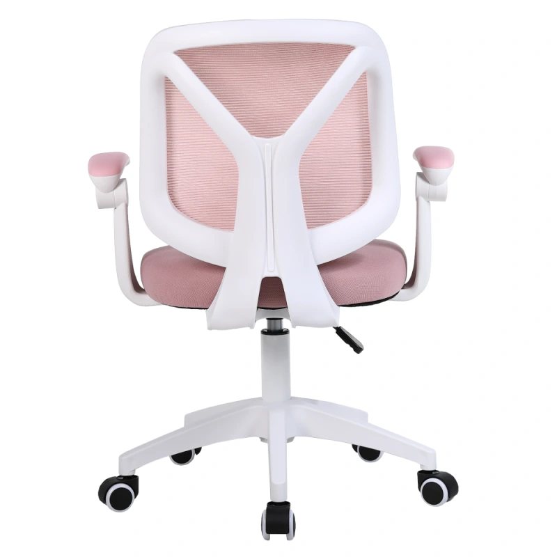 Kancelárske kreslo, ružová/biela, SOLARI 6