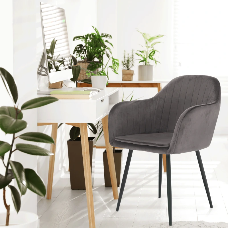 Dizajnové kreslo, sivá Velvet látka, ZIRKON 4