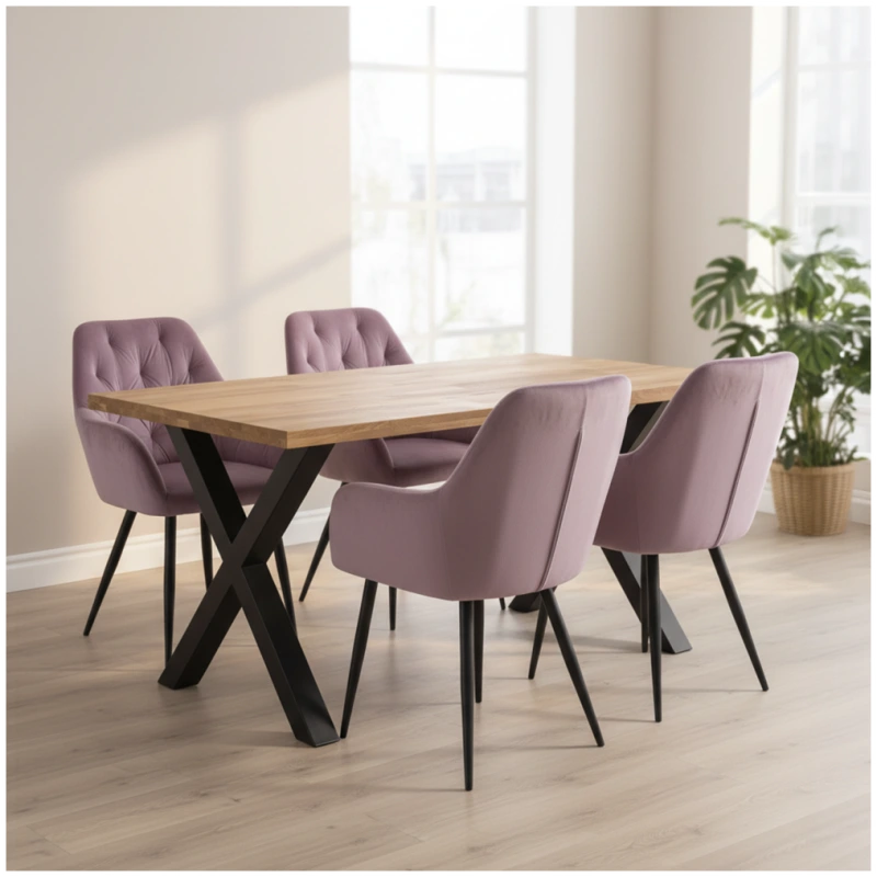 Dizajnové kreslo, ružová Velvet látka, VERIO NEW 1