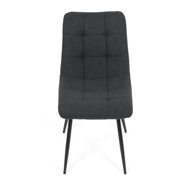 Jídelní židle, šedá, látka, DCL-193 GREY2 13
