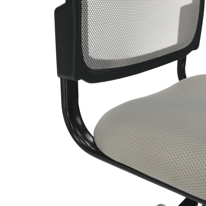 Otočná stolička, sivá/čierna, RAMIZA 8