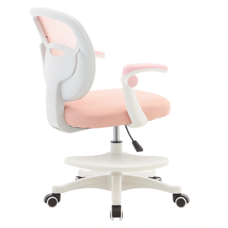 Otočná stolička, ružová/biela, TREXA 3