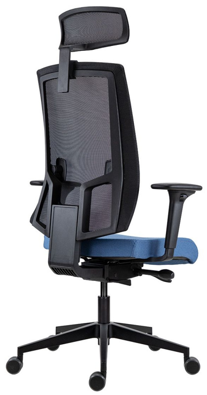 Kancelárska stolička 2900 SYN SL LAPEL BLACK WHITE čalúnenie OCEANIC ERA 6