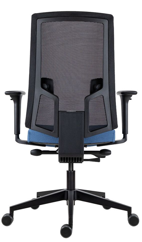 Kancelárska stolička 2900 SYN SL LAPEL BLACK WHITE čalúnenie DELUXE XTREME FOUR 15