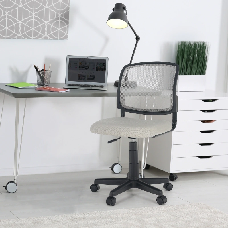 Otočná stolička, sivá/čierna, RAMIZA 16