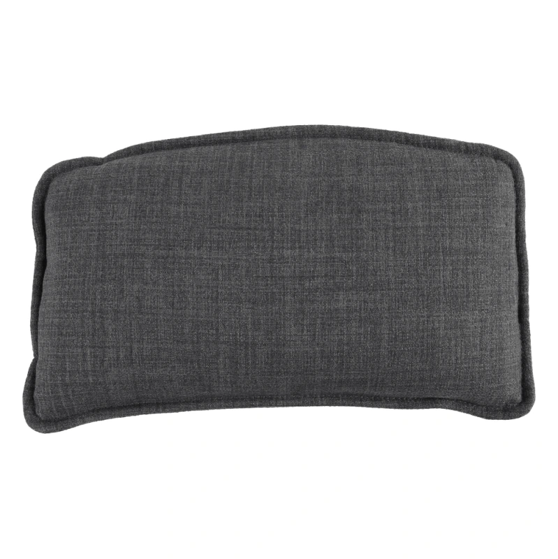 Hojdacie kreslo, sivá látka/drevo, HARPER 10