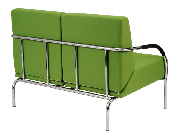 Kancelárska sedačka SALMA 2-sedák čalúnenie CURA, LUCKY 2