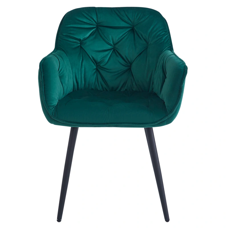 Designové křeslo, zelená Velvet látka, FEDRIS NEW 2