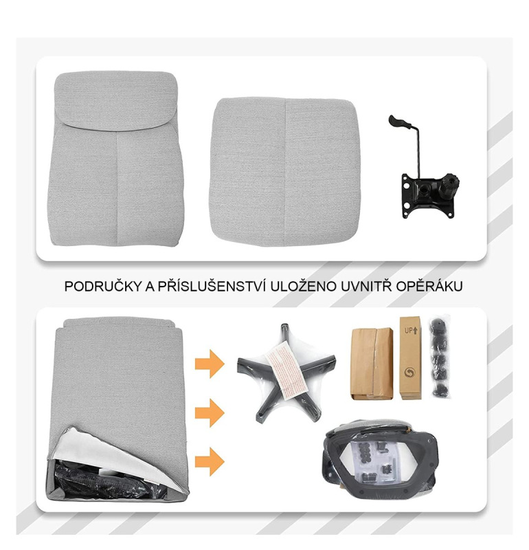 ANTARES Kancelárske kreslo NEVADA LARGE čierne 5