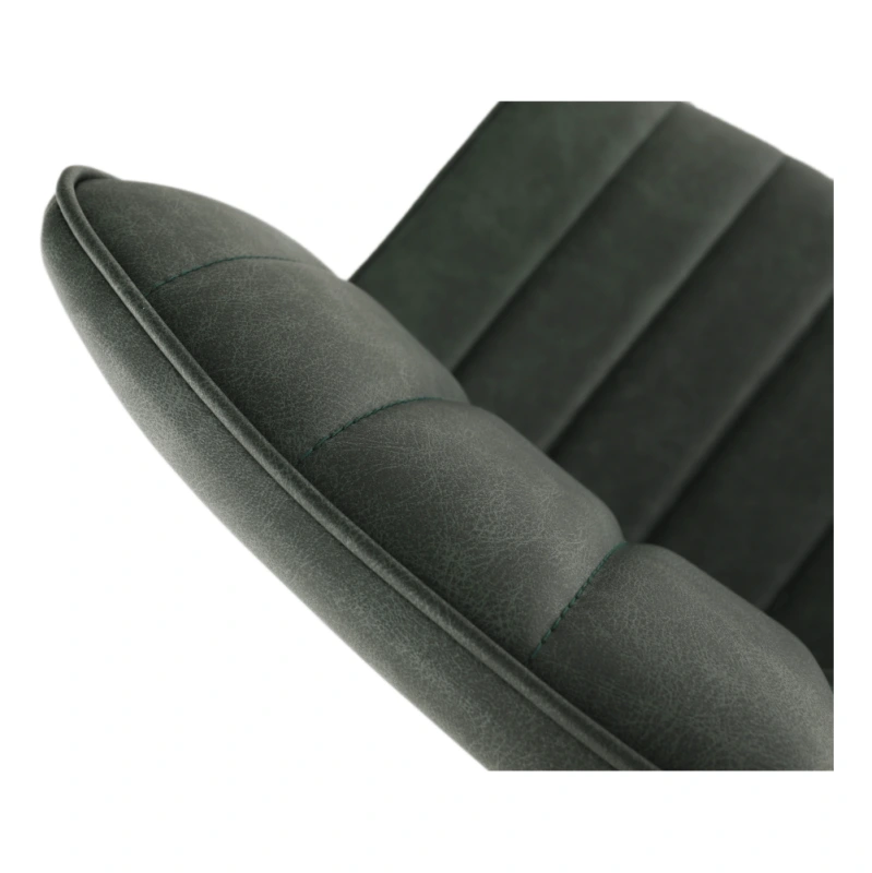 Židle, ekokůže zelená/černá, HAZAL 6