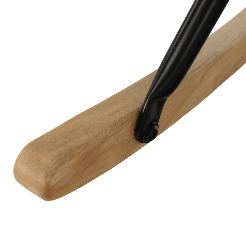 Hojdacie kreslo, svetlohnedá látka/drevo, HARPER 2