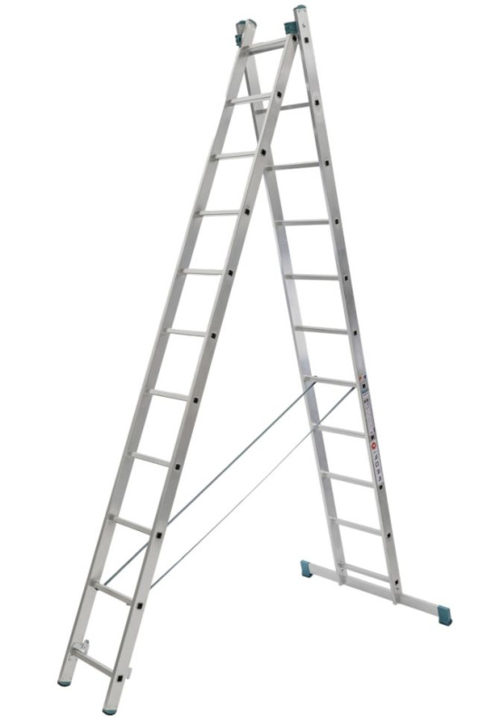 ALVE Rebrík hliníkový dvojdielny univerzálny 7511 PROFI EUROSTYL