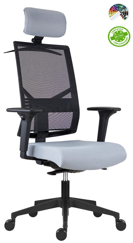 Kancelářská židle 1850 SYN SL OMNIA, čalounění KOŽA LEATHER