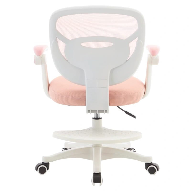 Otočná stolička, ružová/biela, TREXA 4