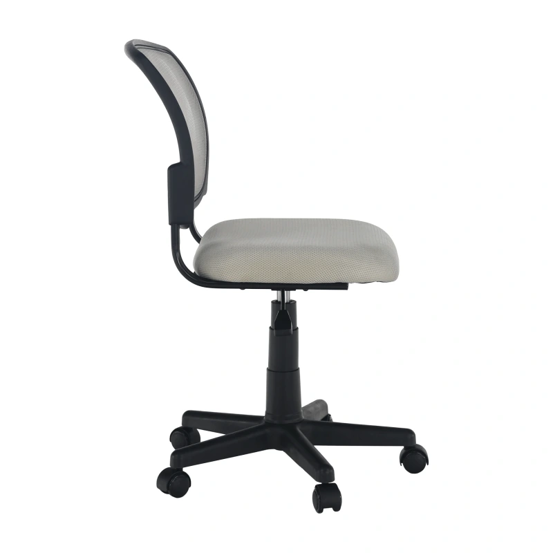 Otočná stolička, sivá/čierna, RAMIZA 9