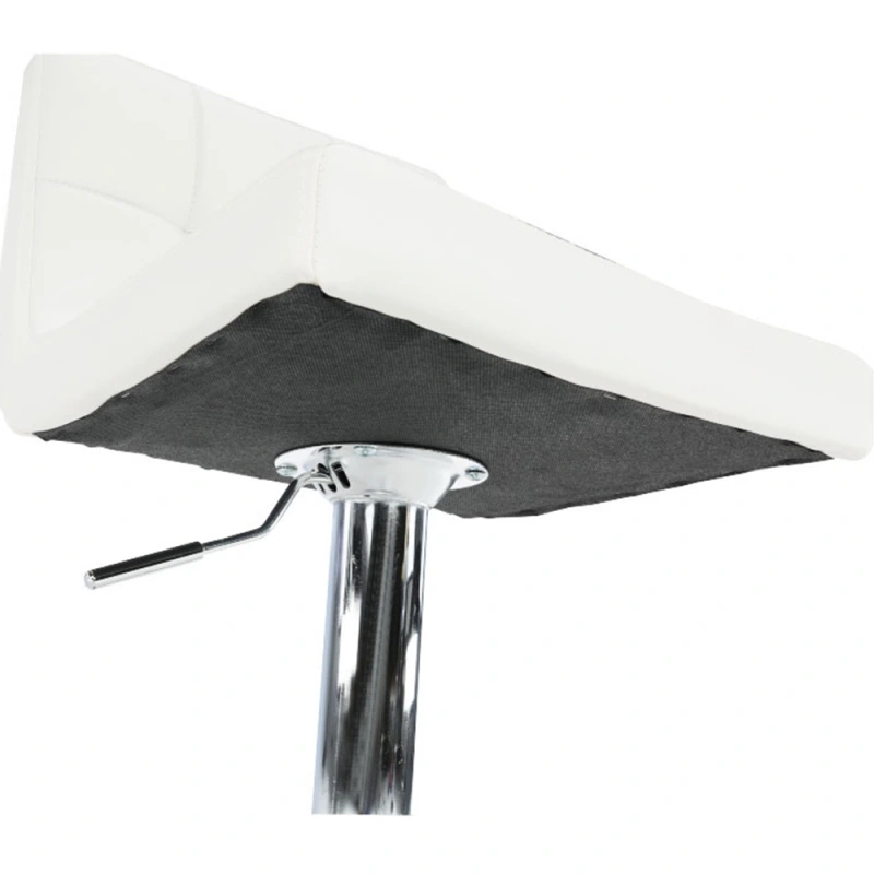 Barová židle, ekokůže bílá/ chrom, KANDY New 6