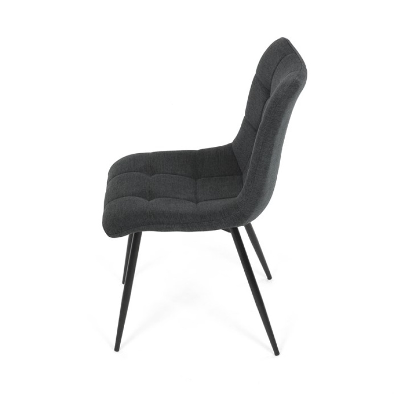 Jídelní židle, šedá, látka, DCL-193 GREY2 16