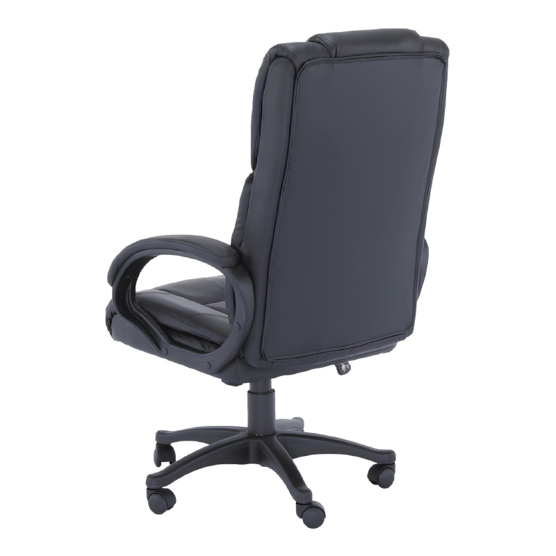 Kancelárske kreslo, čierna ekokoža, SIEMO NEW 11
