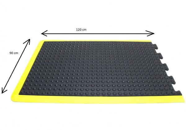 COBA Priemyselná protiúnavová rohož BUBBLEMAT END KONCOVÝ DIEL 90x120 cm