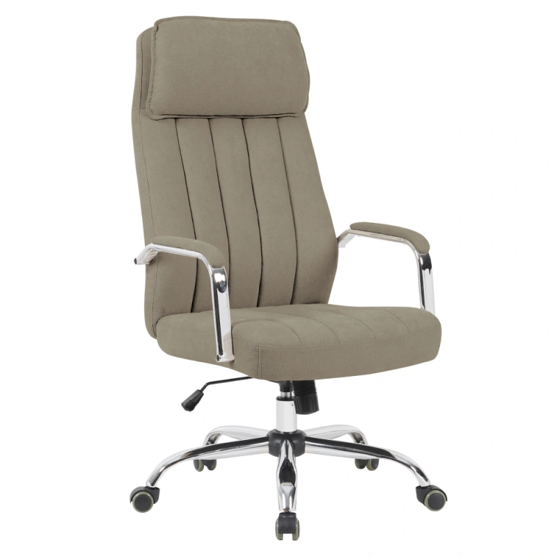 Kancelářské křeslo, béžová/chrom, JODY