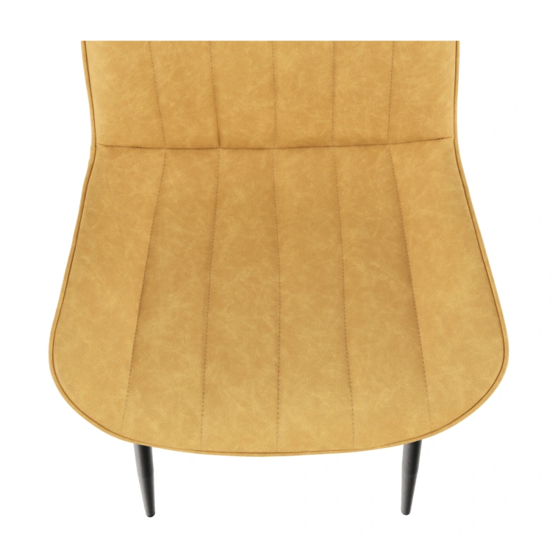 Židle, žlutá / černá, Hazal 2