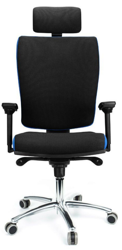 Kancelárska stolička LARA VIP čalúnenie KOŽENKA Silvertex, Valencia 13