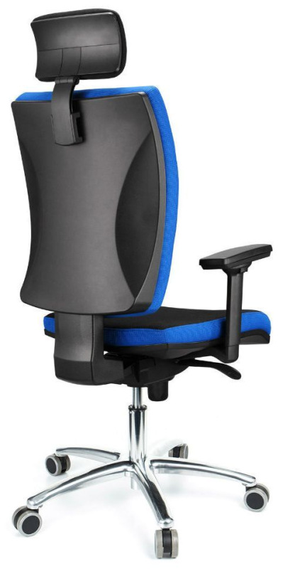 Kancelárska stolička LARA VIP čalúnenie KOŽENKA Silvertex, Valencia 9