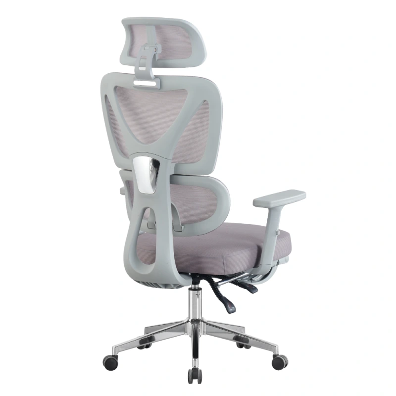 Kancelárske kreslo, sivá/chróm, DEMOS 3