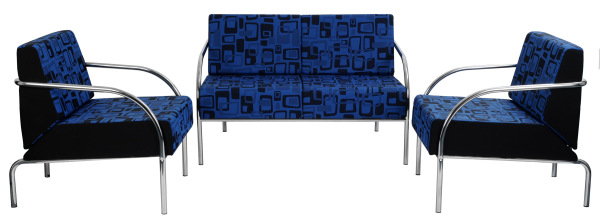 Kancelárska sedačka SALMA 3-sedák čalúnenie CURA, LUCKY 4