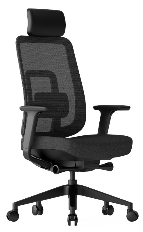 KREDE Kancelárska stolička K42 BLACK čierna