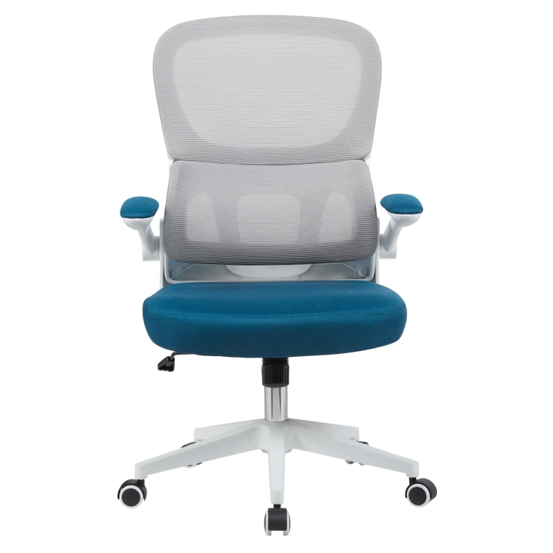 Kancelářské křeslo, hnědá/petrolejová/bílá, RAMIRO 1