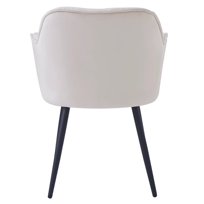 Designové křeslo, béžová Velvet látka, FEDRIS NEW 3