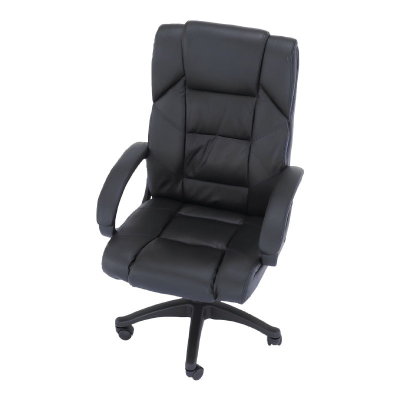 Kancelárske kreslo, čierna ekokoža, SIEMO NEW 10