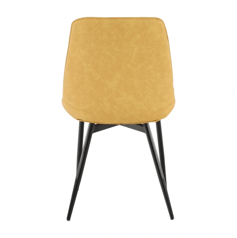 Židle, žlutá / černá, Hazal 9