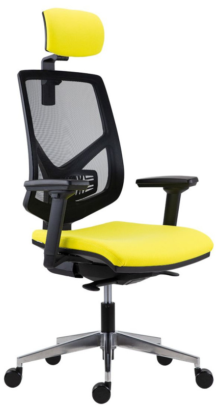 Kancelárska stolička 1750 SYN SL SKILL čalúnenie BLOOM MEDITAP koženka 20