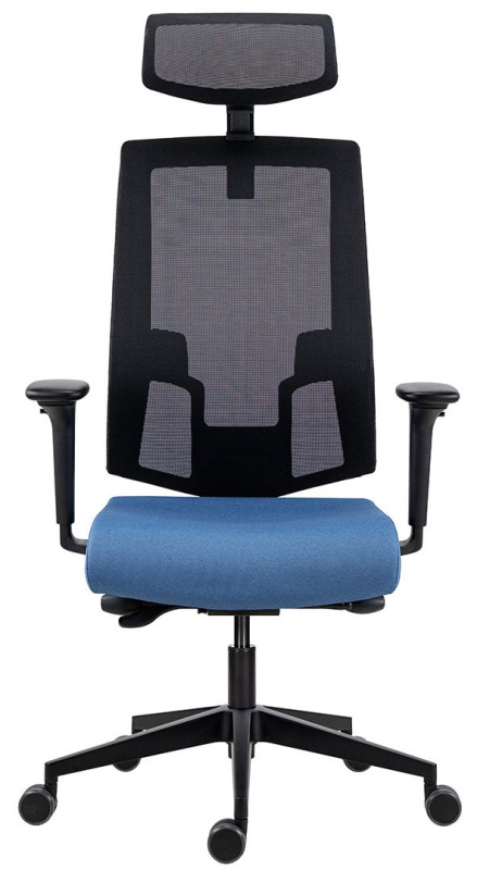 Kancelárska stolička 2900 SYN SL LAPEL BLACK WHITE čalúnenie NAIROBI 20
