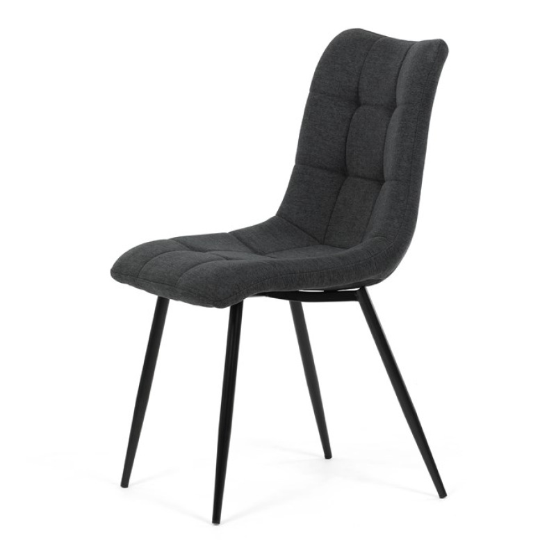 Jídelní židle, šedá, látka, DCL-193 GREY2 3