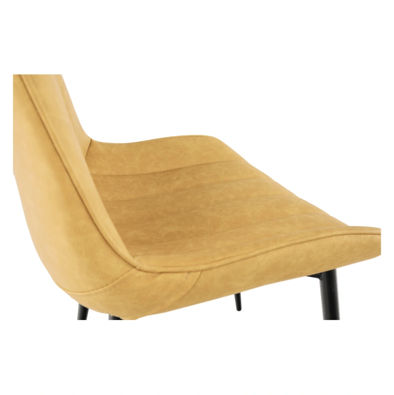 Židle, žlutá / černá, Hazal 1