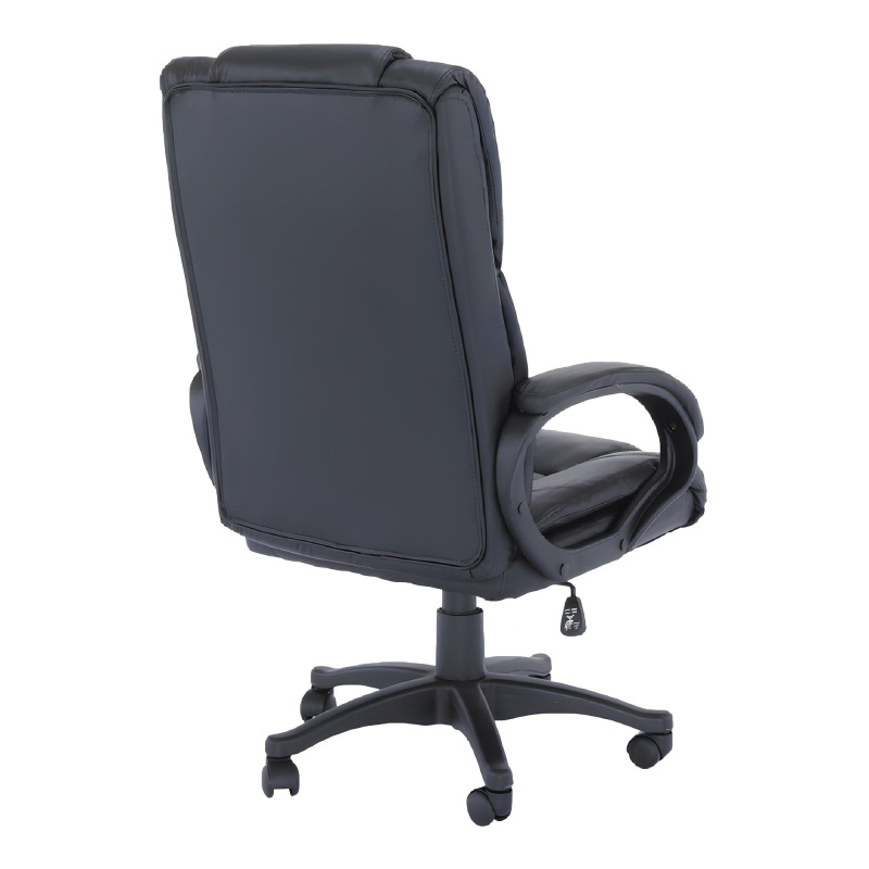 Kancelárske kreslo, čierna ekokoža, SIEMO NEW 8