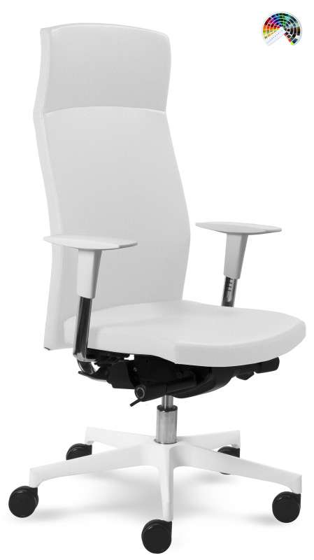 MAYER Kancelářská židle PRIME UP 2304 S čalounění MEDIFLEX SILVERTEX koženka