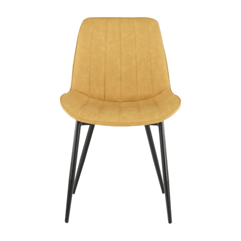 Židle, žlutá / černá, Hazal 7