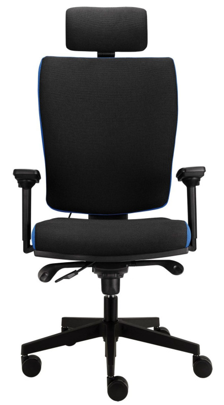 Kancelárska stolička LARA VIP čalúnenie KOŽENKA Silvertex, Valencia 3