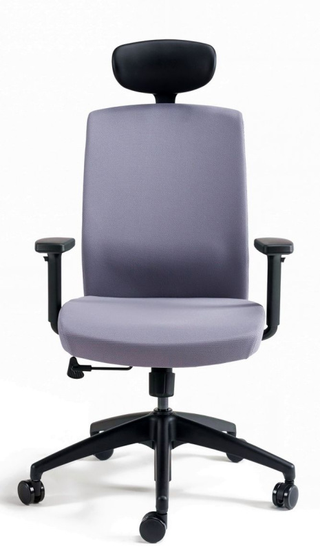 OFFICE PRO bestuhl Kancelárska stolička J2 ECO BLACK BP šedá 8