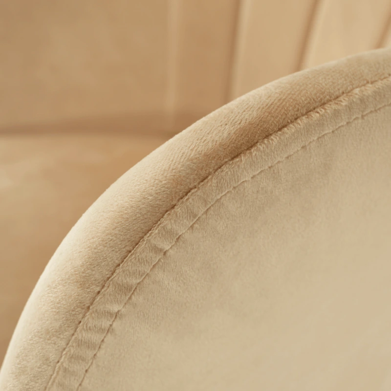 Otočné kreslo, béžová/buk, DALIO 10