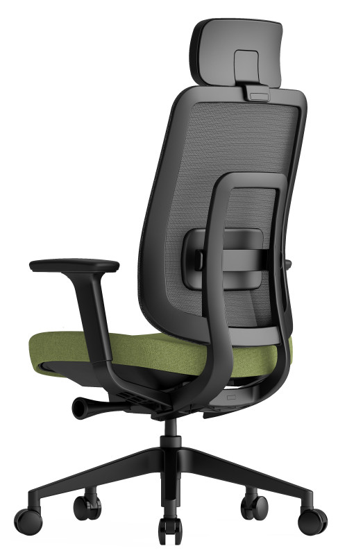 KREDE Kancelárska stolička K42 BLACK zelená 4