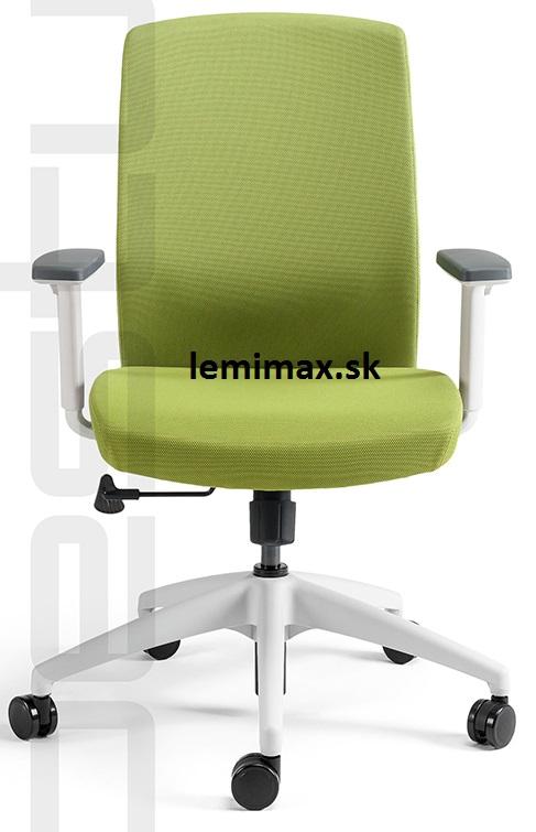 OFFICE PRO bestuhl Kancelářská židle J2 ECO WHITE BP zelená