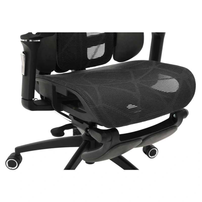 Kancelářské křeslo, tmavě šedá/černá, VILMER 2