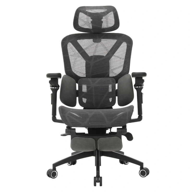 Kancelářské křeslo, tmavě šedá/černá, VILMER 13