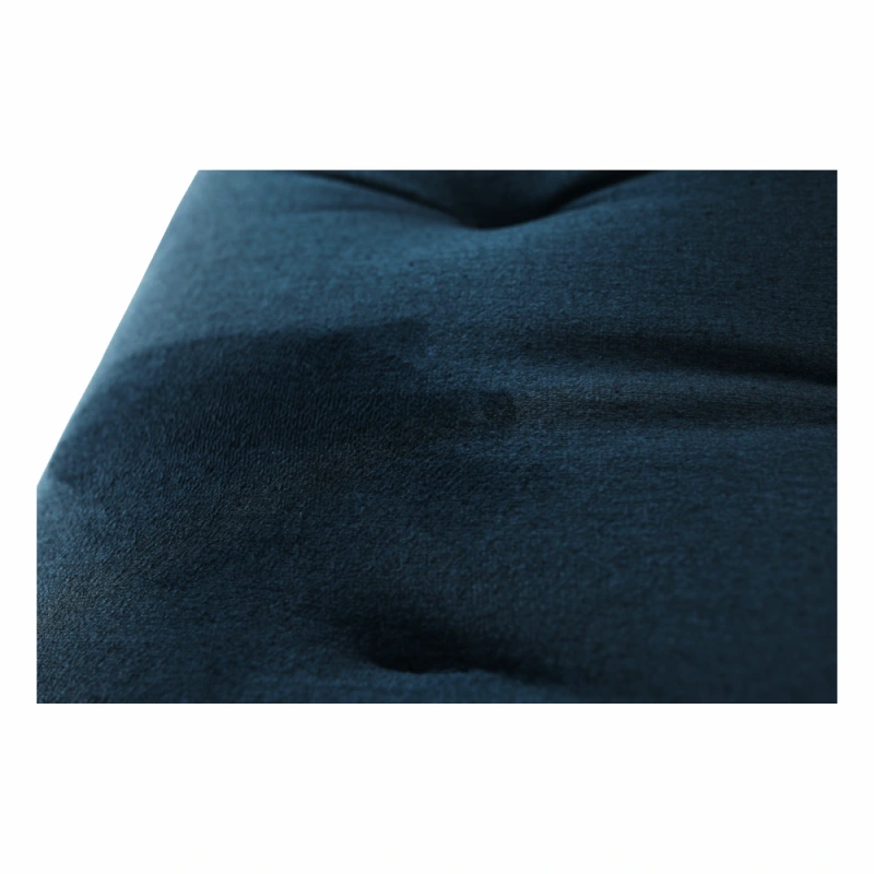 Designové křeslo, modrá Velvet látka, FEDRIS 4