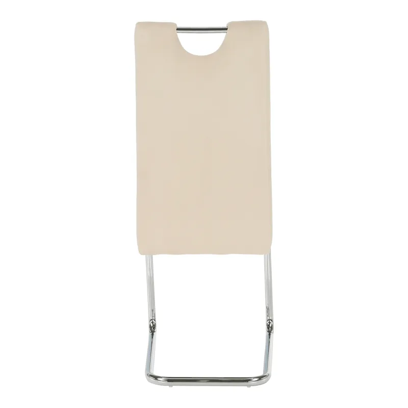 Jídelní židle, béžová Dulux Velvet látka, ABIRA NEW 4